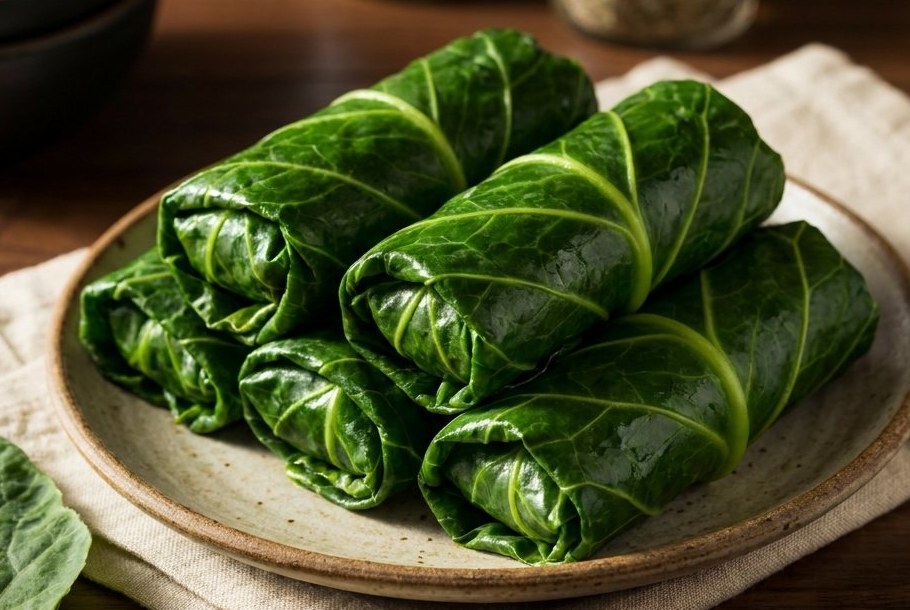Wraps af bladkål, et Ketogeni keto-brød