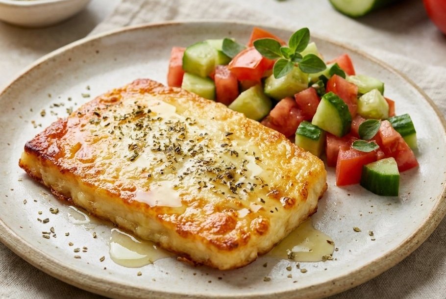 Saganaki: Stegt græsk ost med citron, en Ketogeni keto-snack