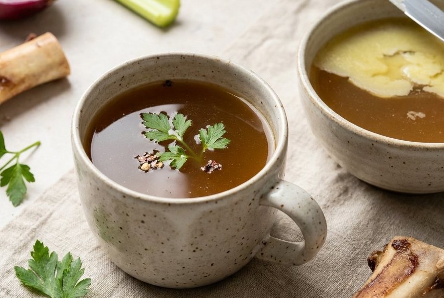 Gylden benbouillon, en Ketogeni keto-ret