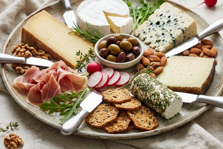 Ketogeni-ostebrættet, en Ketogeni keto-snack